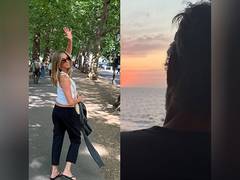 
      
      Jennifer Aniston teases secret man in summer post
      
      
