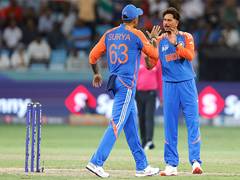 
      
      Kuldeep, Dube's mayhem forces UAE pack on second-lowest total 
      
      