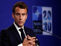 
      
      French President Macron meets Qatari Emir
      
      