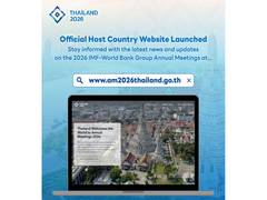 
      
      Thailand Launches Host Country Website for 2026 IMF– WBG Meetings
      
      