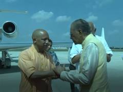 
      
      Mauritius PM Navinchandra Ramgoolam departs from Ayodhya
      
      