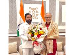 
      
      Eknath Shinde meets with newly elected VP CP Radhakrishnan
      
      