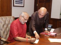 
      
      VP Radhakrishnan assumes charge as Rajya Sabha chairman
      
      
