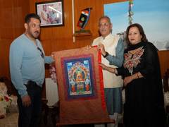 
      
      Salman Khan paid a courtesy visit to Ladakh LG Kavinder Gupta
      
      