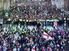 
      
      9 held as London erupts in immigration, counter immigration
      
      
