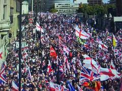 
      
      UK: 25 arrested as 110,000 join anti-immigration rally in London
      
      