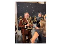 
      
      Comedy series ‘The Studio’ makes Emmy history with 13 wins
      
      