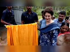 
      
      Congress MP Priyanka Gandhi inaugurates drinking project in Wayan
      
      