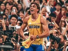 
      
      World Athletics C'ships: Duplantis breaks pole vault world record
      
      