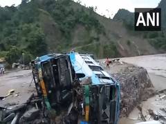 
      
      Himachal Pradesh: Heavy rain wreaks havoc in Mandi's Dharampur
      
      