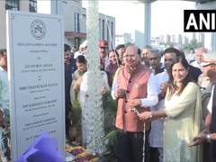 
      
      Delhi VK LG Saxena lays stone for India’s first Ice Sports Arena
      
      