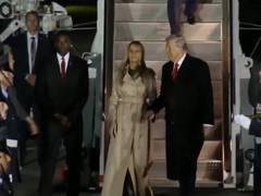 
      
      UK: Trump and First Lady Melania arrive at Winfield House
      
      