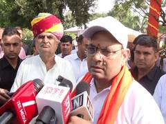 
      
      Rajasthan CM wishes PM Modi, takes part in 'Seva Pakhwada'
      
      