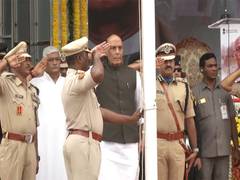 
      
      Defence Minister Rajnath Singh attends 78th Hyderabad Liberation 
      
      