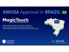 
      
      ANVISA Grants Commercial Approval to Concept Medical’s MagicTouch
      
      