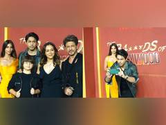 
      
      Aryan captures dad SRK at 'The Ba***ds of Bollywood' premiere
      
      