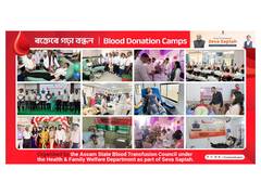 
      
      State-wide blood donation camps organised under 