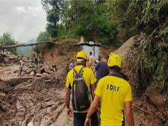 
      
      U'khand cloudburst: SDRF rescue ops underway after 10 missing
      
      