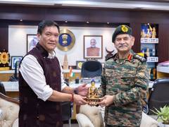 
      
      Army Chief Gen Upendra Dwivedi calls on Arunachal Pradesh CM
      
      