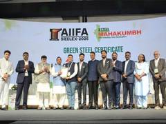 
      
      Pralhad Joshi, CM Fadnavis inaugurate Steel Mahakumbh in Mumbai 
      
      