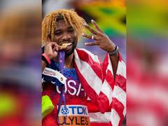 
      
      Noah Lyles levels Usain Bolt's 200m four-peat milestone
      
      