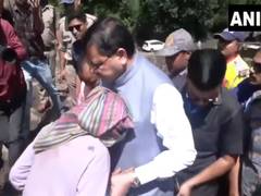 
      
      Uttarakhand CM Dhami meets Chamoli cloudburst victims
      
      