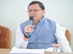 
      
      Uttarakhand CM Dhami conducts aerial survey of Rudraprayag, holds
      
      