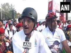 
      
      Union Minister Sanjay Seth ahead of IND vs PAK Super 4 clash
      
      