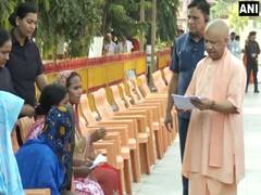 
      
      UP CM Yogi Adityanath holds Janta Darshan in Gorakhpur
      
      