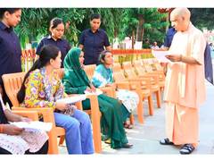 
      
      CM Yogi addresses grievances of 250 people at Janata Darshan
      
      