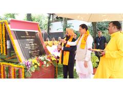 
      
      Uttarakhand Governor, CM Dhami inaugurates 'Bhagirath Udyan'
      
      