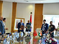 
      
      Rajnath Singh  signs MoU with Morocco to improve defence ties
      
      
