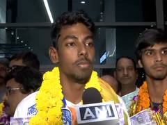 
      
      India's Speed Skating World C'ships 2025 contingent returns home
      
      