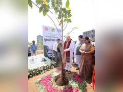 
      
      Amit Shah participates in tree plantation drive in Gandhinagar
      
      