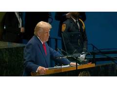 
      
      US prepared to impose heavy tariffs on Russia: Trump at UNGA 
      
      