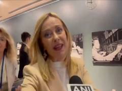 
      
      India can play very important role in resolving conflicts: Meloni
      
      