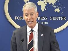 
      
      US looks forward to 