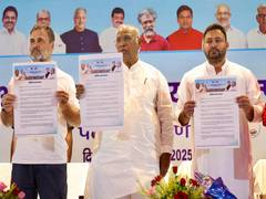 
      
      INDIA bloc promises reservation, land and education benefits
      
      