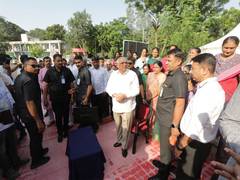 
      
      Gujarat CM Patel visits Bhadrakali Mataji Temple
      
      