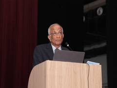 
      
      V S Seshadri highlights global trade challenges at IIULER talk
      
      