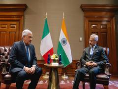 
      
      Jaishankar meets Italian FM Tajani in New York, discusses Ukraine
      
      