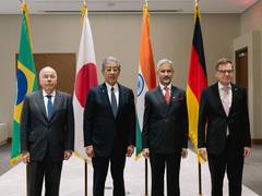 
      
      Jaishankar joins G4 counterparts at UNGA
      
      