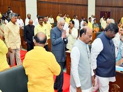
      
      Dialogue war erupts in Andhra Pradesh Assembly
      
      