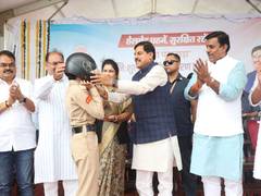 
      
      CM distributes free helmets, flags off bike rally for road safety
      
      