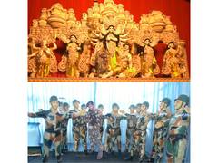 
      
      Durga Puja 2025: Chatribari samity pay tribute to Indian Army
      
      