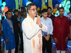 
      
      Tripura: CM Manik Saha visits Durga puja pandals
      
      