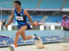 
      
      Long Jumper Vikas tries hard but falls short of podium
      
      