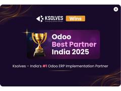 
      
      Ksolves India Limited Earned the Prestigious Odoo Best Partner
      
      