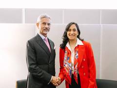 
      
      Jaishankar meets Canadian FM Anita Anand in New York
      
      