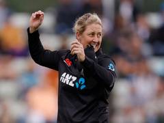 
      
      NZ skipper Devine in 